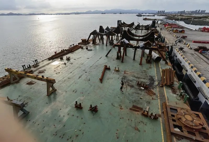 40米宽无动力甲板驳船租赁指南 大型甲板船运输船出租全解析